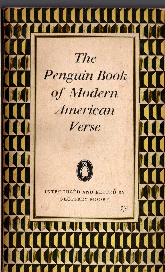 Geoffrey Moore (introduces_and_edits) THE PENGUIN BOOK OF MODERN AMERICAN VERSE front book cover image
