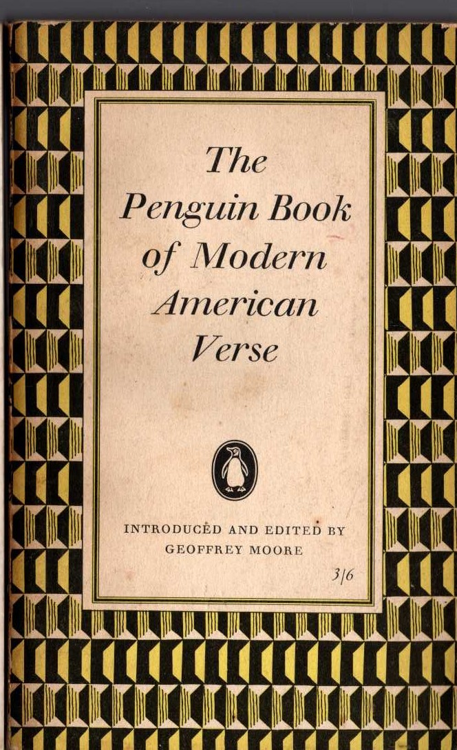 Geoffrey Moore (introduces_and_edits) THE PENGUIN BOOK OF MODERN AMERICAN VERSE front book cover image