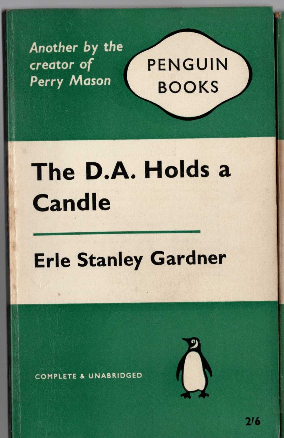 Erle Stanley Gardner  THE D.A. HOLDS A CANDLE front book cover image