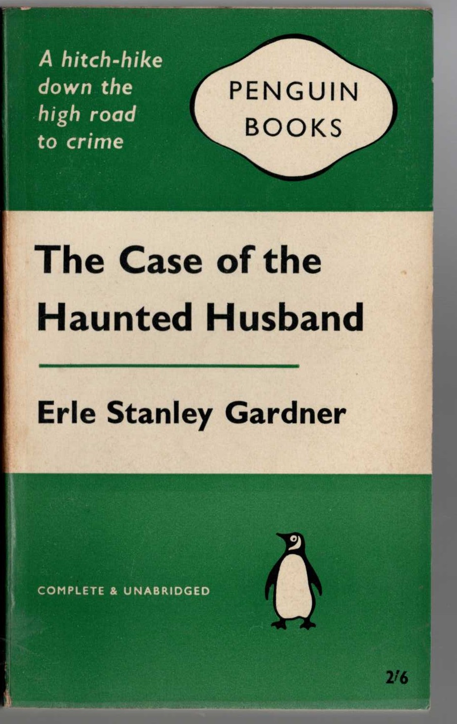 Erle Stanley Gardner  THE CASE OF THE HAUNTED HUSBAND front book cover image