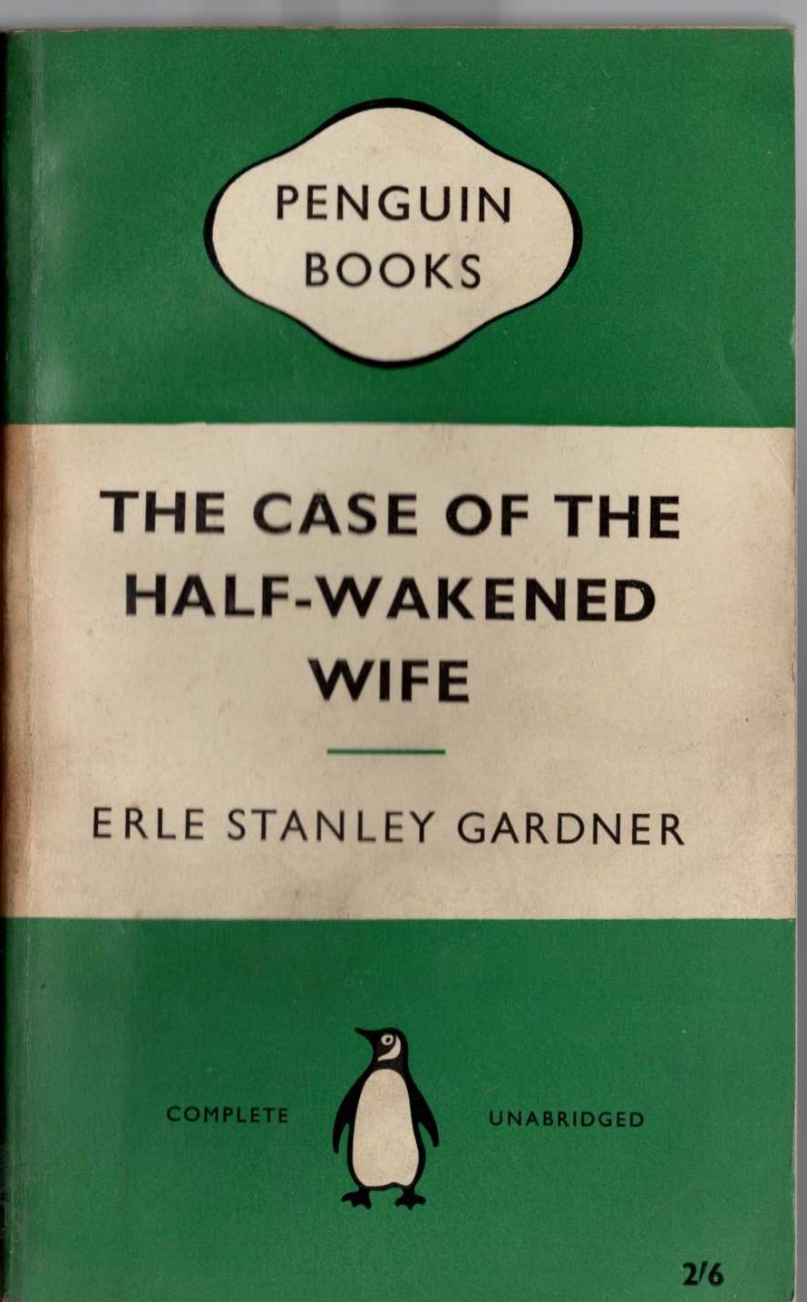 Erle Stanley Gardner  THE CASE OF THE HALF-WAKENED WIFE front book cover image
