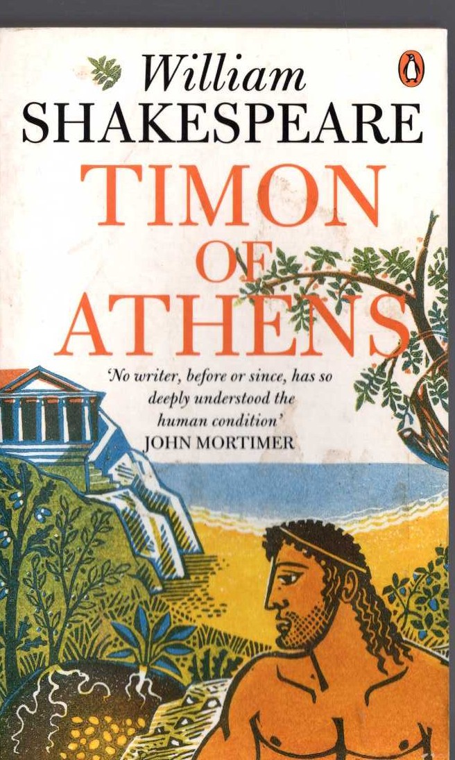 William Shakespeare  TIMON OF ATHENS front book cover image