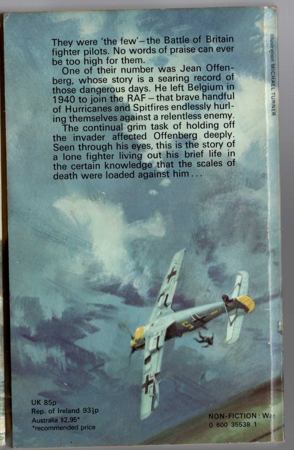 Victor Houart  LONELY WARRIOR magnified rear book cover image