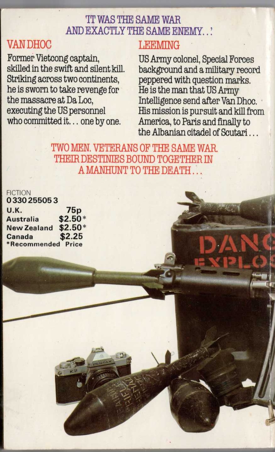 Ian Kennedy Martin  REKILL magnified rear book cover image