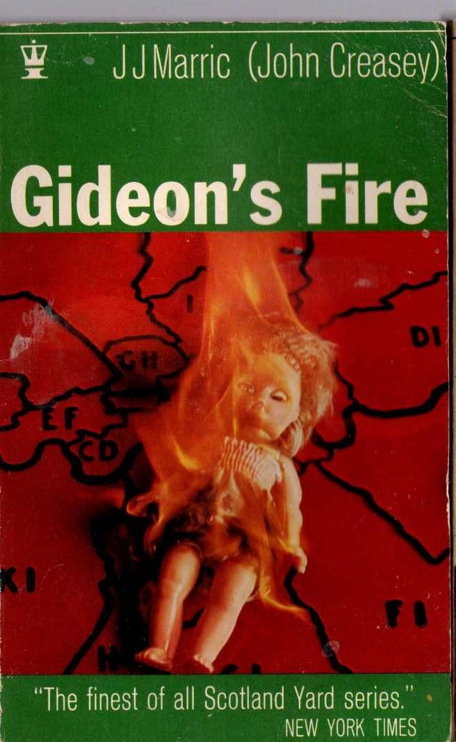 J.J. Marric  GIDEON'S FIRE front book cover image