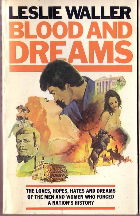 Leslie Waller  BLOOD AND DREAMS front book cover image