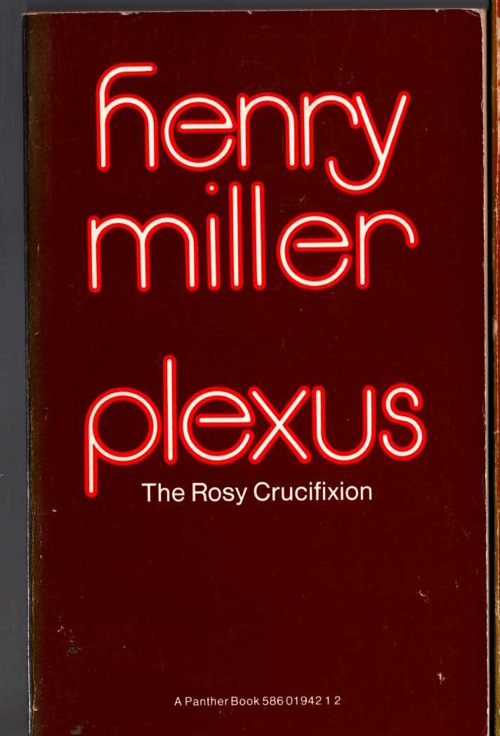 Henry Miller  PLEXUS front book cover image