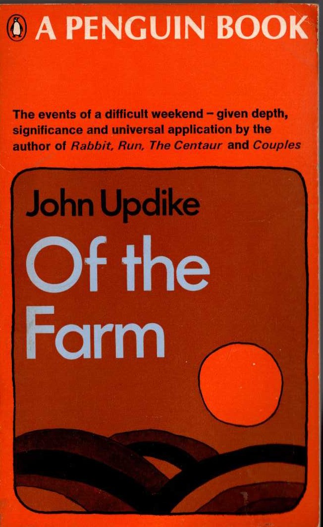John Updike  OF THE FARM front book cover image