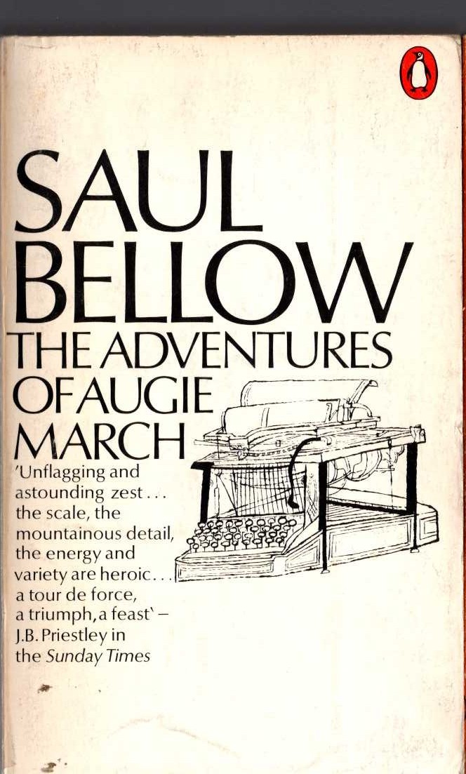 Saul Bellow  THE ADVENTURES OF AUGIE MARCH front book cover image