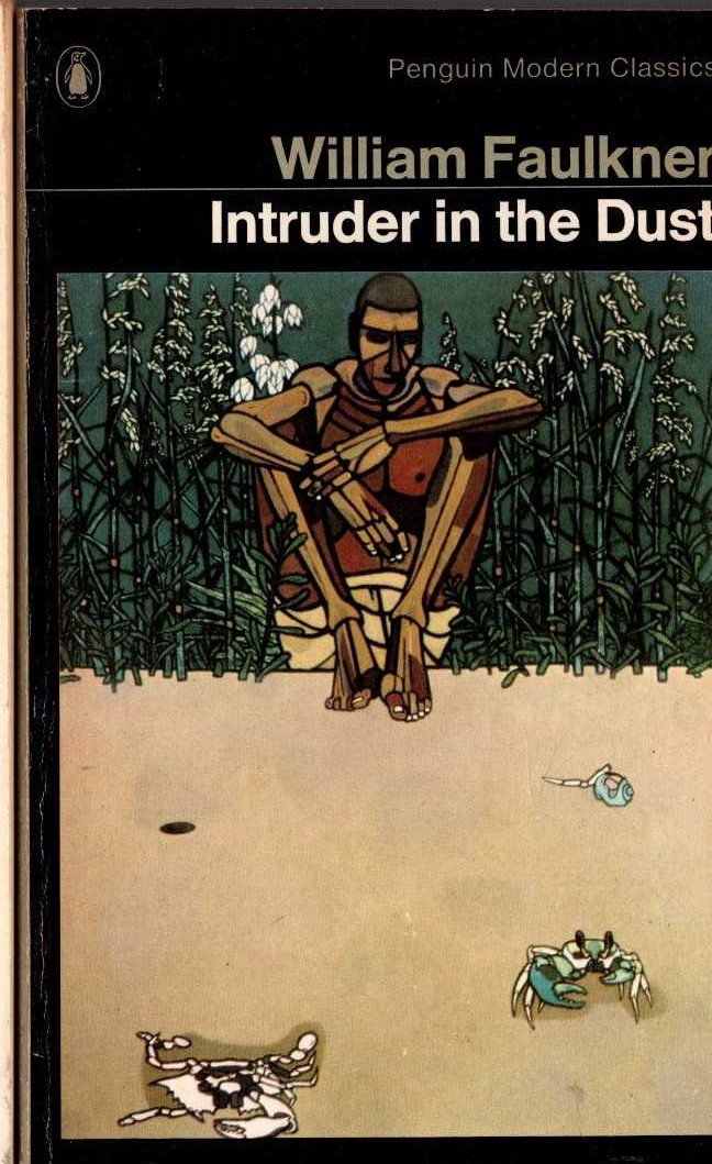William Faulkner  INTRUDER IN THE DUST front book cover image