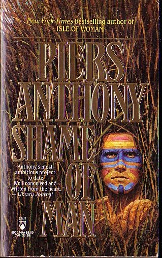 Piers Anthony  SHAME OF MAN front book cover image