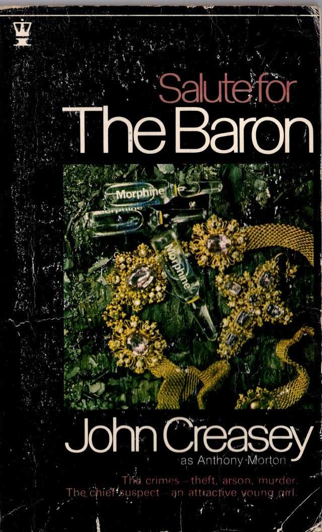 Anthony Morton  SALUTE THE BARON front book cover image