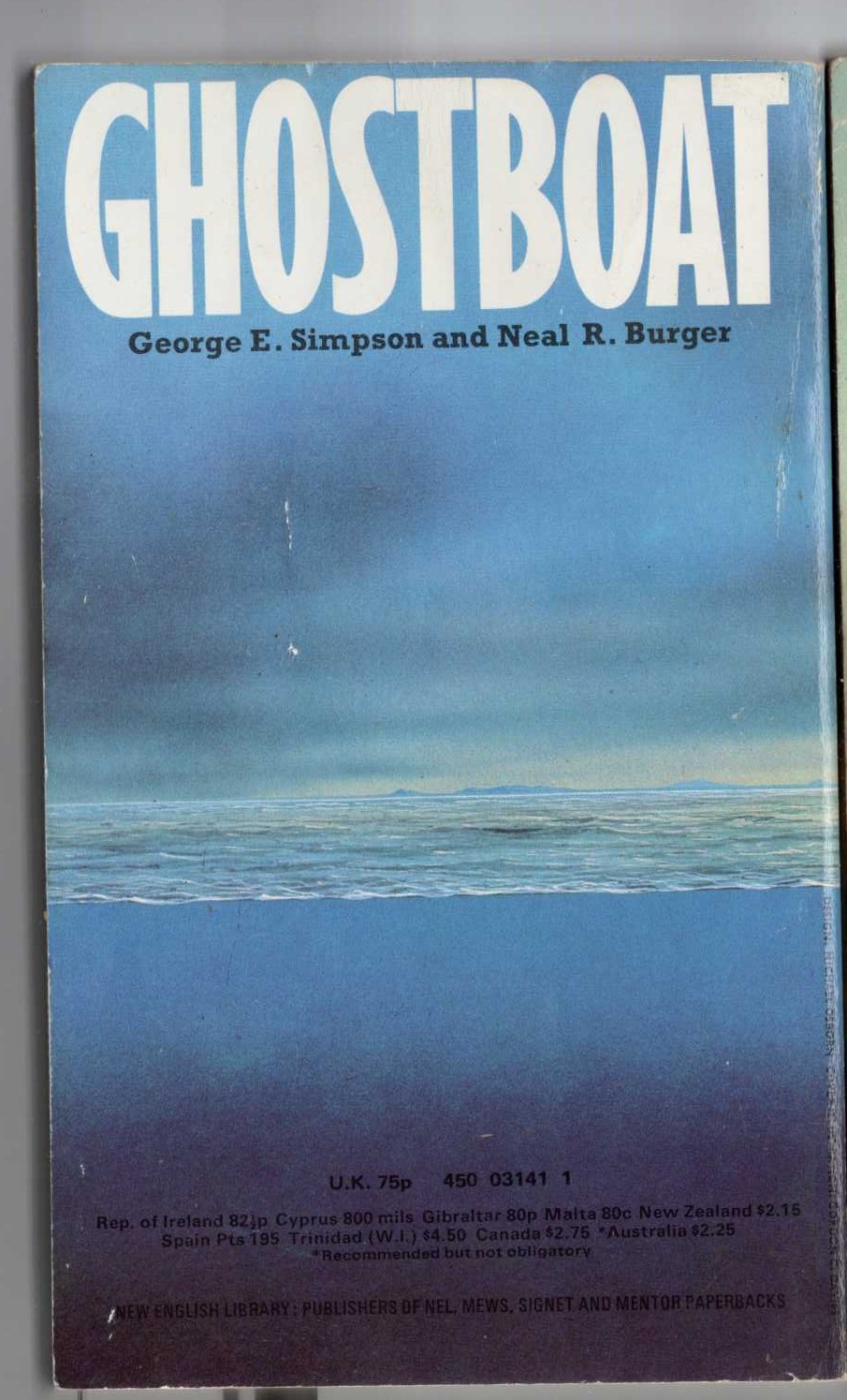GHOSTBOAT magnified rear book cover image