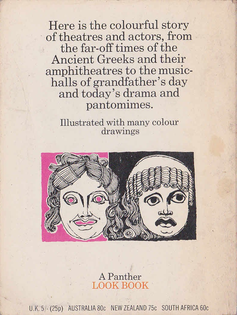 Ivor Brown  LOOK AT THEATRES (Panther Look Book) magnified rear book cover image