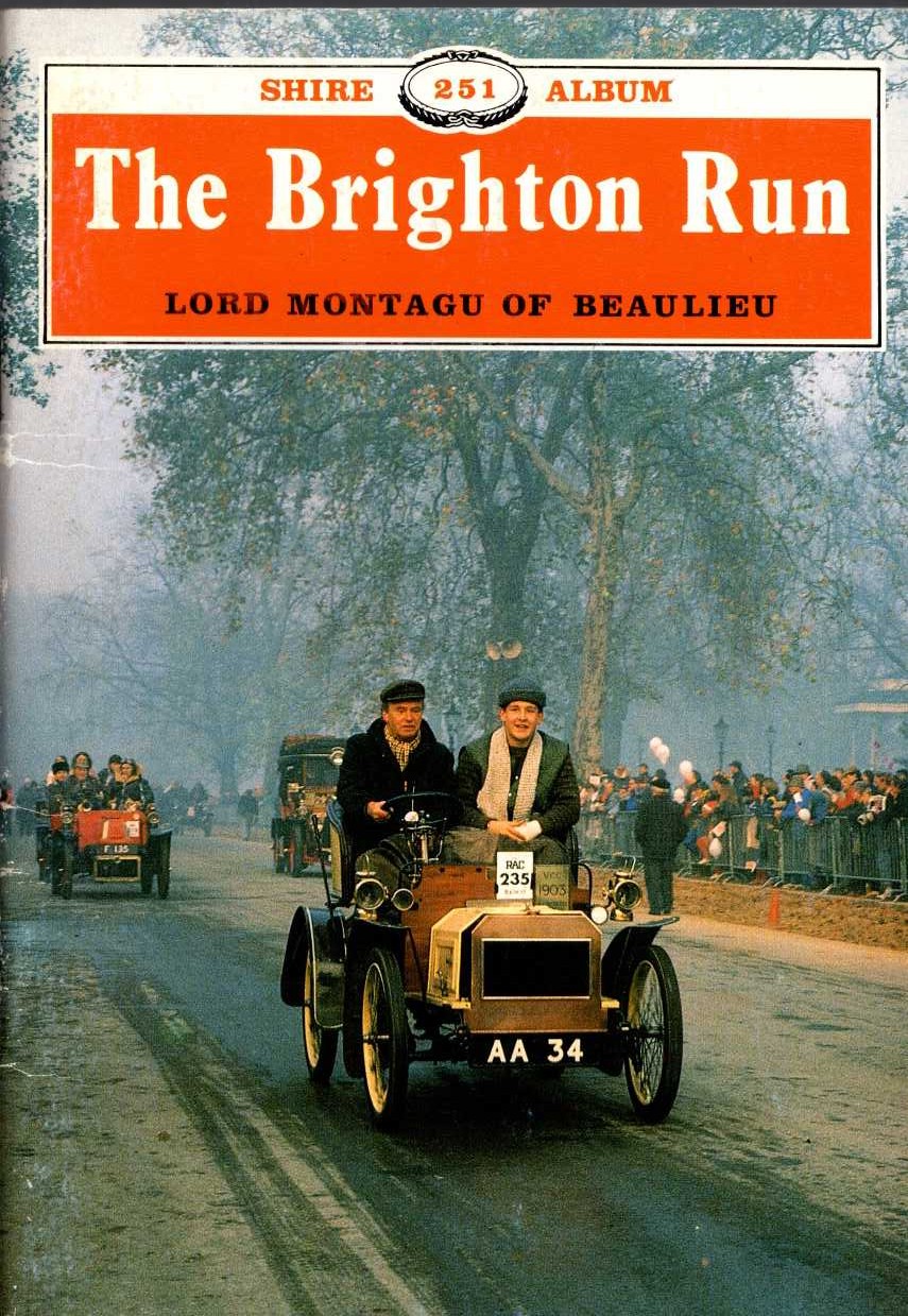 The BRIGHTON RUN by Lord Montagu of Beaulieu front book cover image