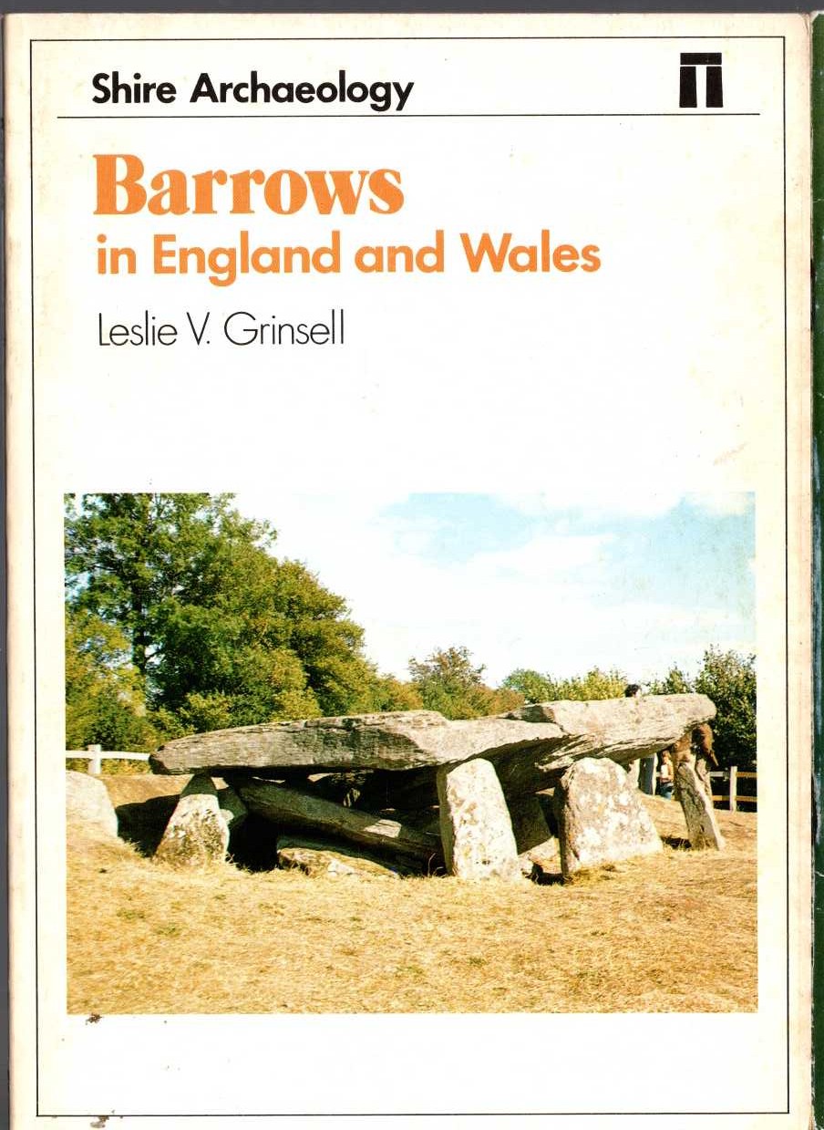 BARROWS IN ENGLAND AND WALES by Leslie V.Grinsell front book cover image