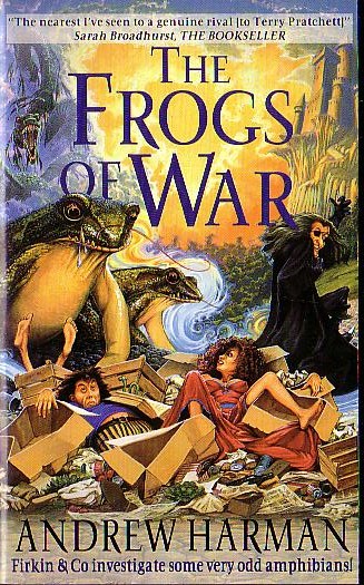 Andrew Harman  THE FROGS OF WAR front book cover image