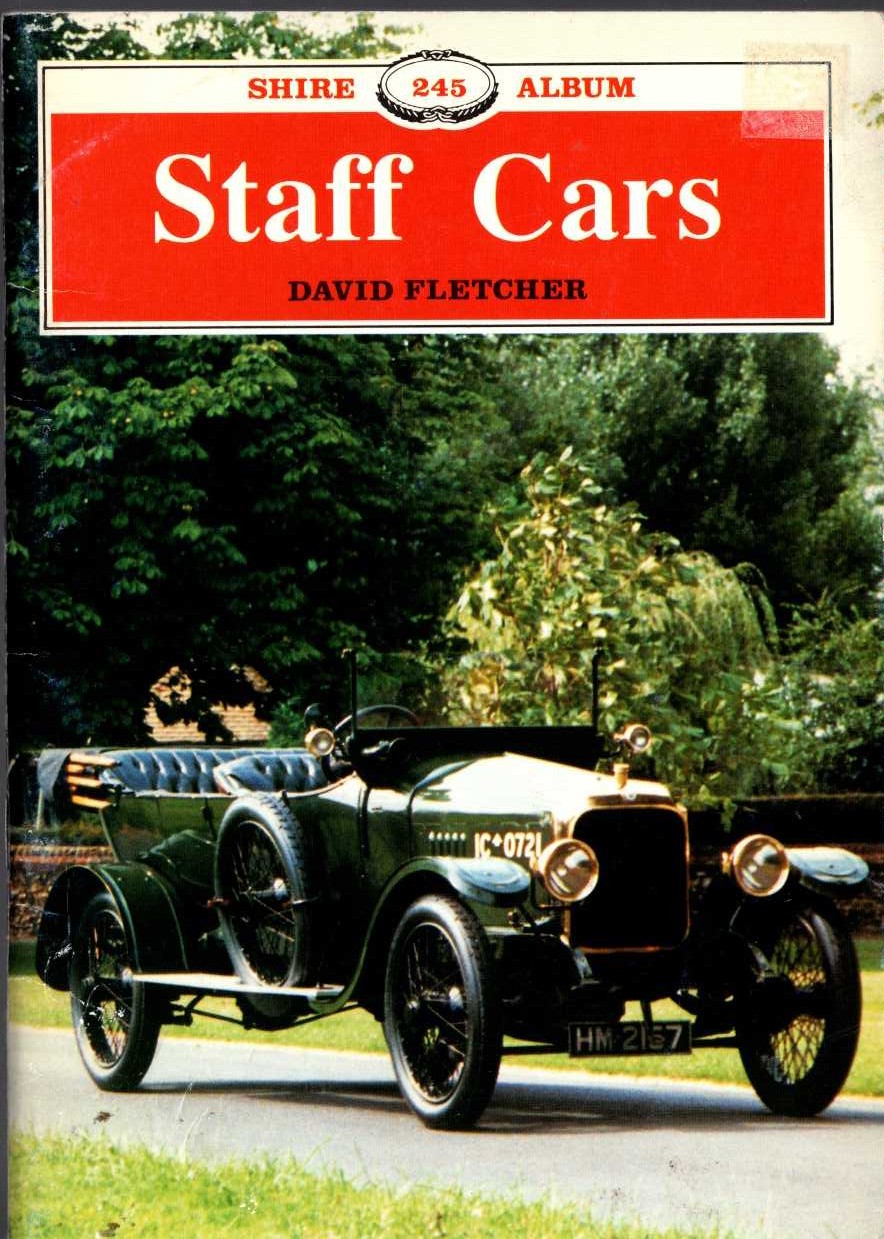 STAFF CARS by David Fletcher front book cover image