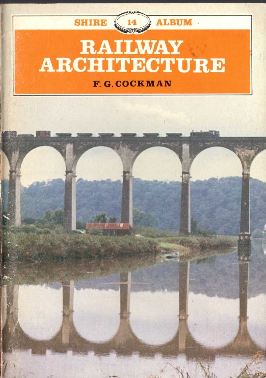 \ RAILWAY ARCHITECTURE by F.G.Cockman front book cover image