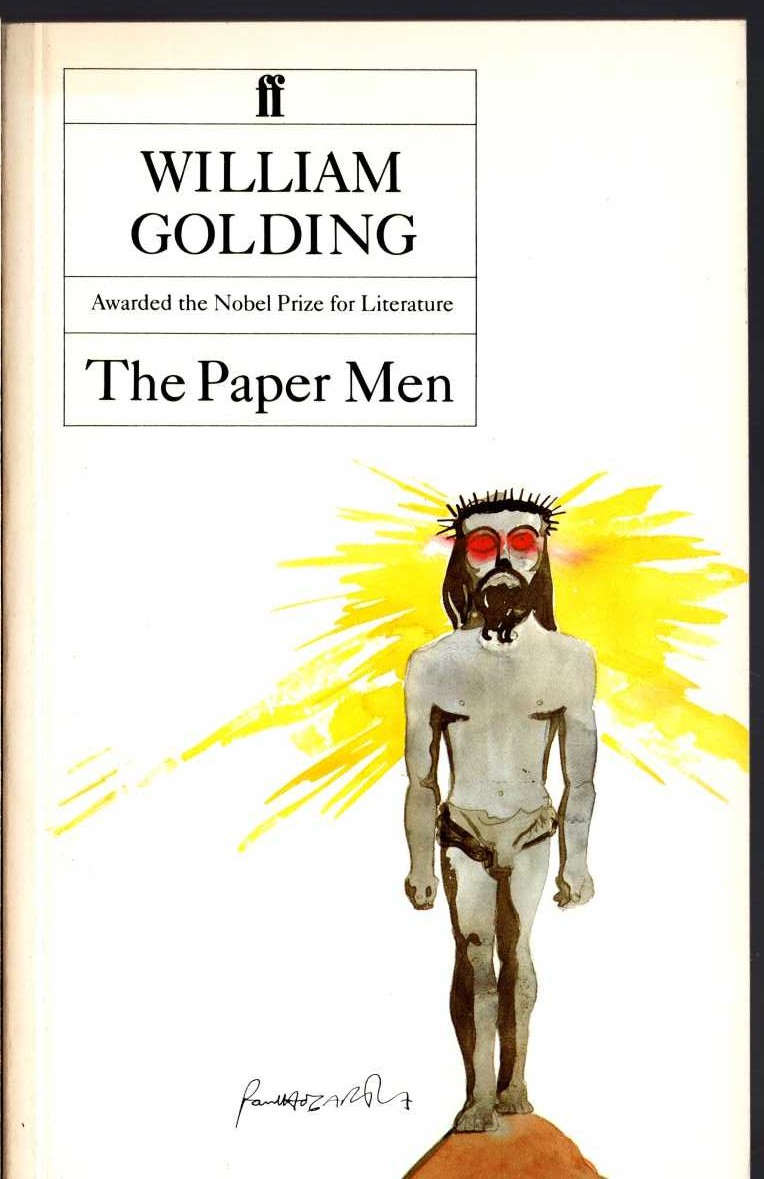 William Golding  THE PAPER MEN front book cover image