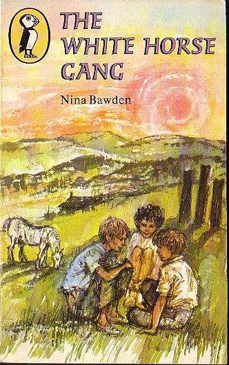 Nina Bawden  THE WHITE HORSE GANG front book cover image