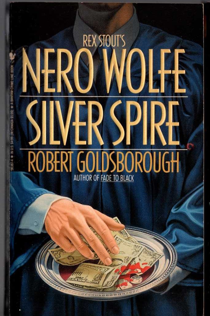 Rex Stout  SILVER SPIRE (Nero Wolfe) front book cover image