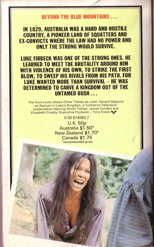 John Burke  LUKE'S KINGDOM (YTV) magnified rear book cover image