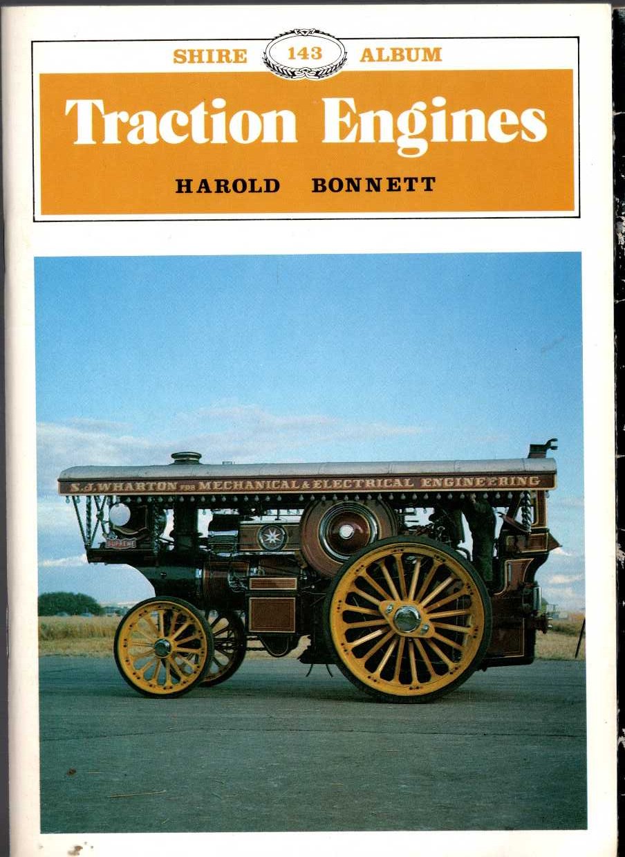 Harold Bonnett  TRACTION ENGINES front book cover image