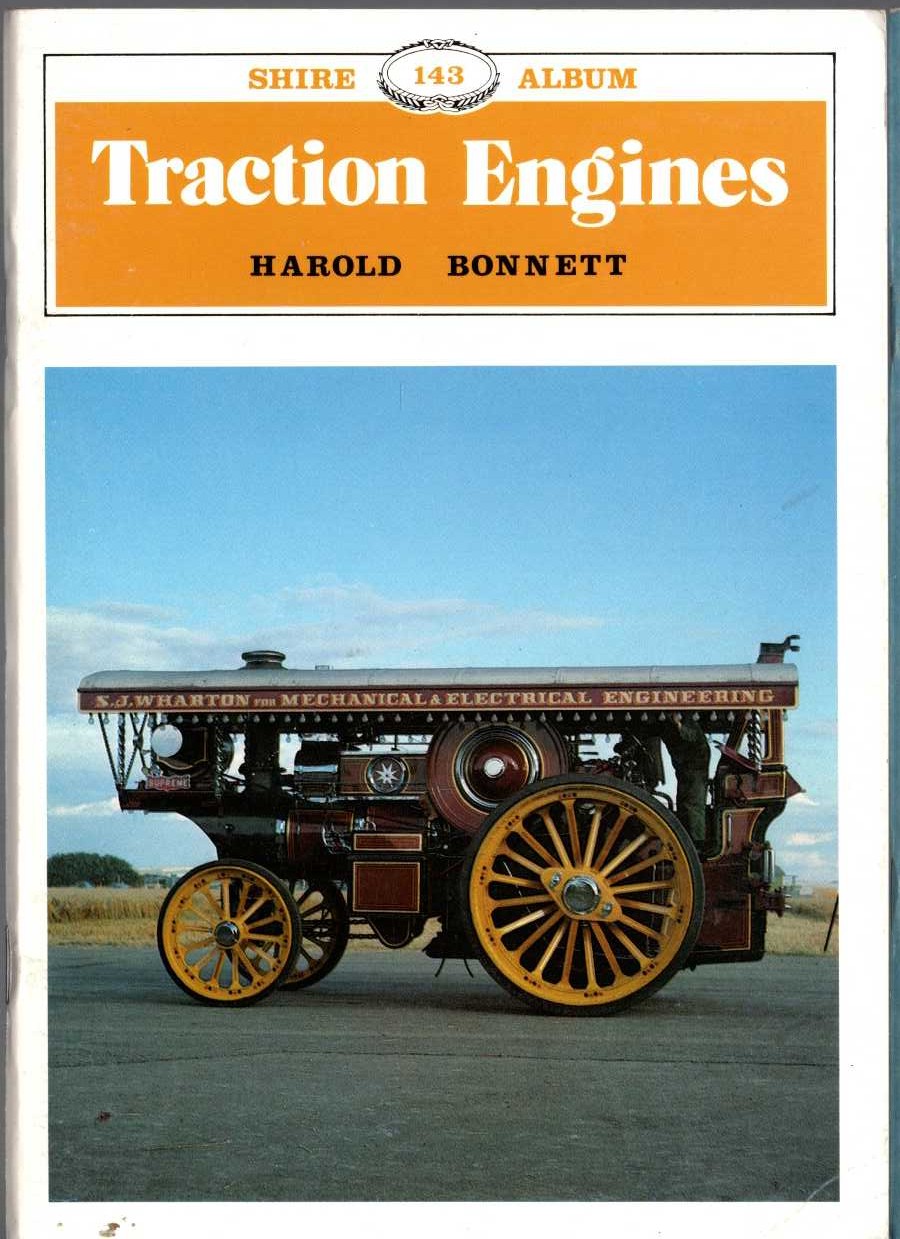 Harold Bonnett  TRACTION ENGINES front book cover image