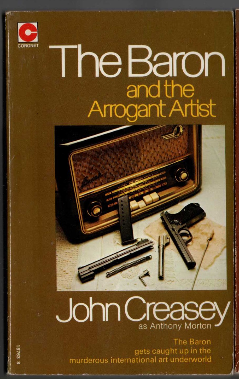 Anthony Morton  THE BARON AND THE ARROGANT ARTIST front book cover image