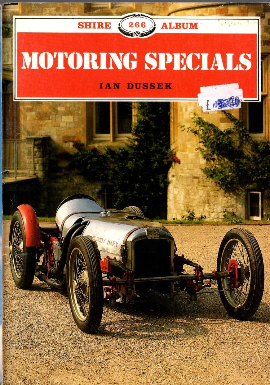 MOTORING SPECIALS by Ian Dussek front book cover image
