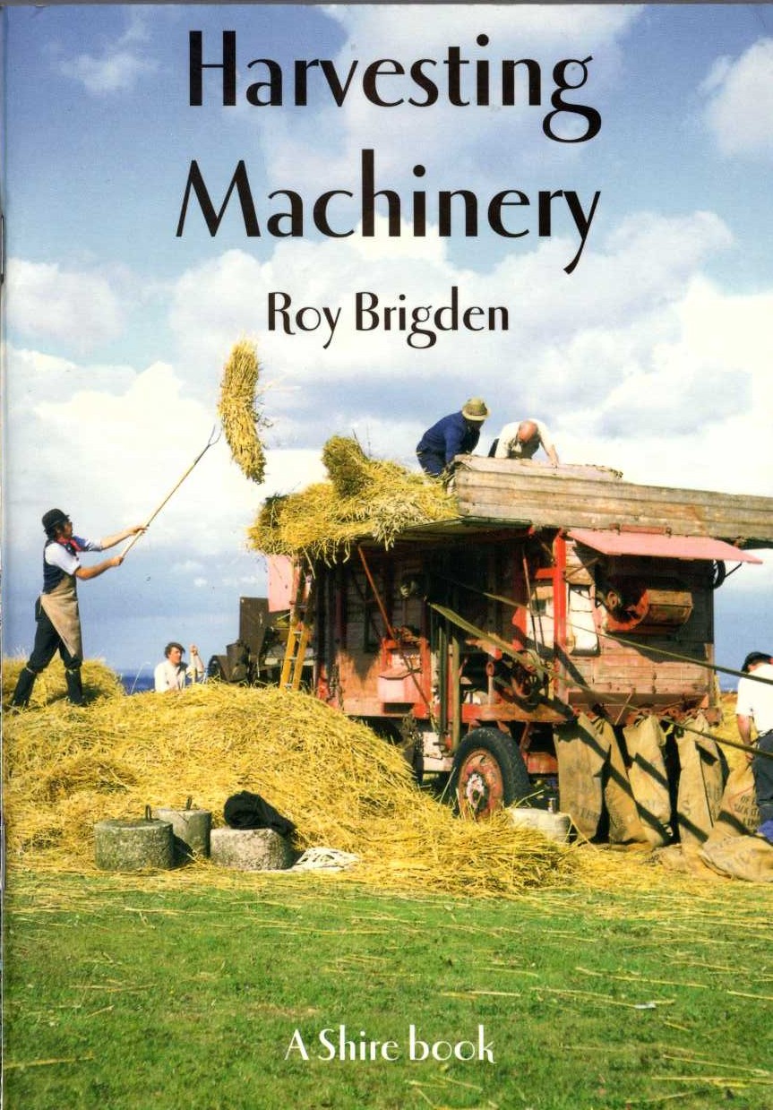 \ HARVESTING MACHINERY by Roy Brigden front book cover image