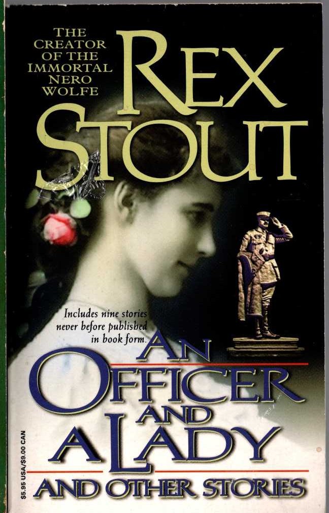Rex Stout  AN OFFICER AND A LADY front book cover image