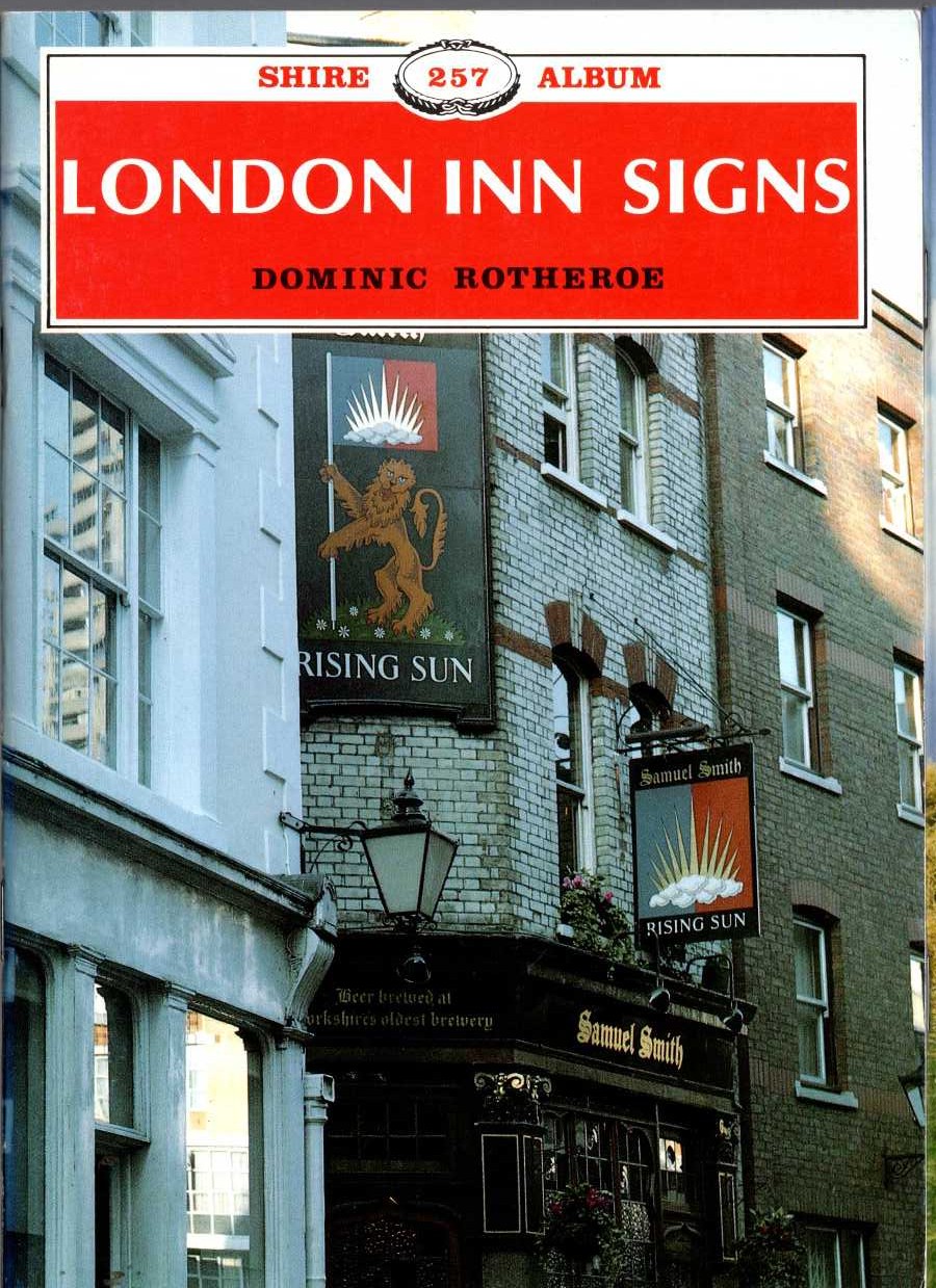 LONDON INN SIGNS by Dominic Rotheroe front book cover image