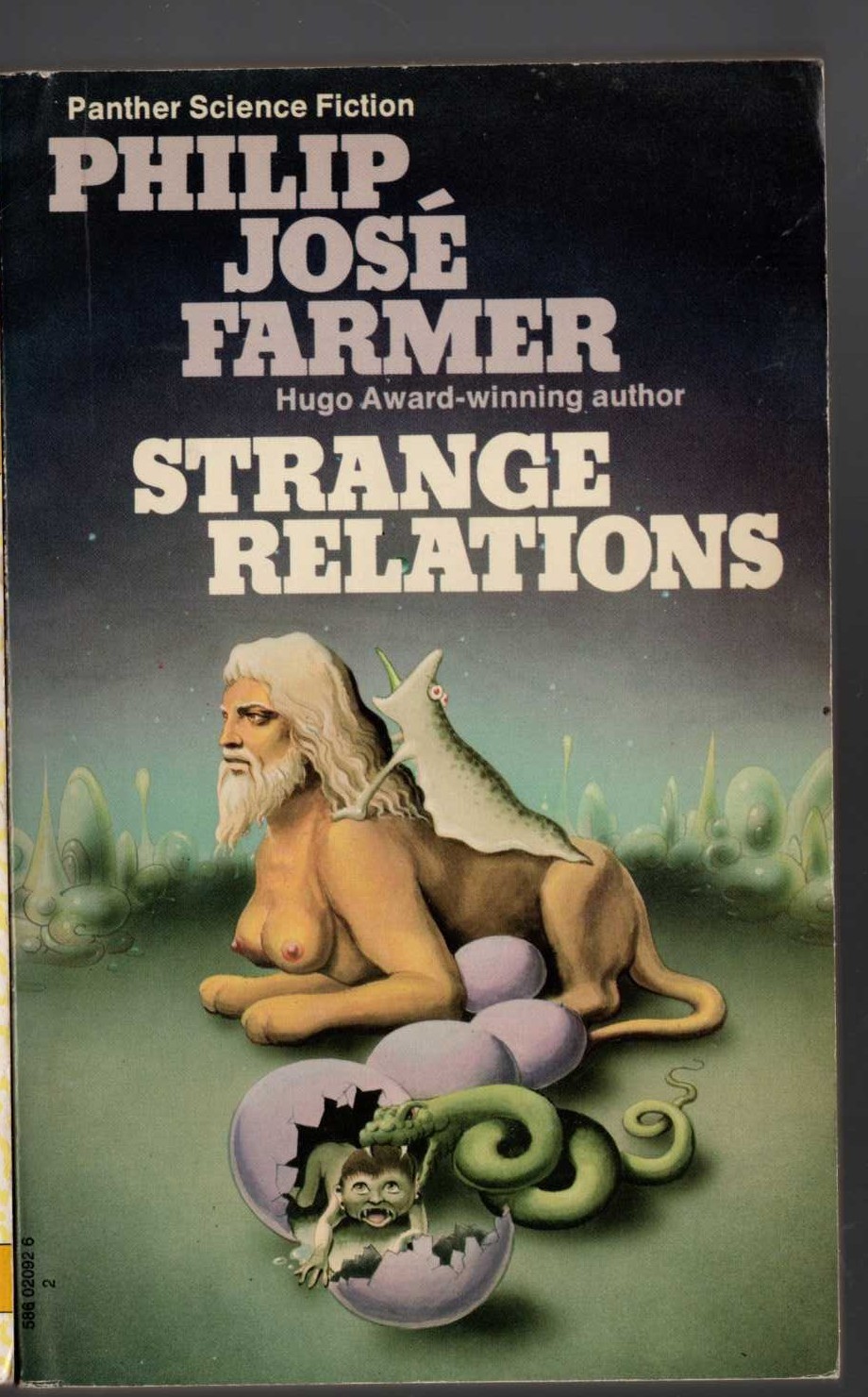 Philip Jose Farmer  STRANGE RELATIONS front book cover image