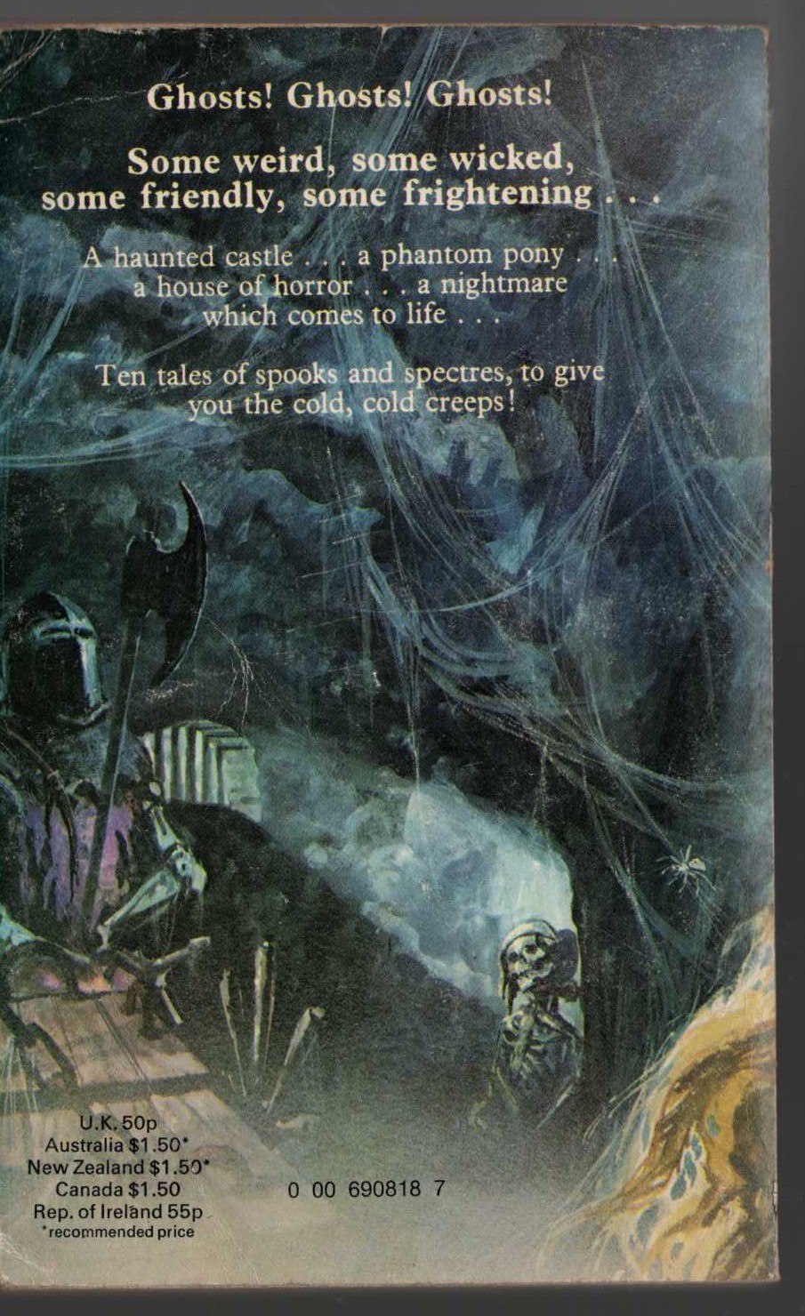 Mary Danby (edits) THE 6th ARMADA GHOST BOOK [SIXTH] magnified rear book cover image