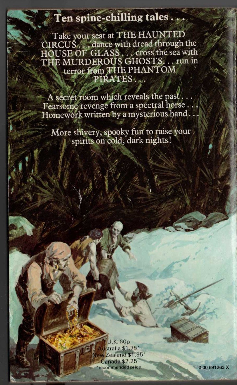 Mary Danby (edits) THE 9th ARMADA GHOST BOOK [NINETH] magnified rear book cover image