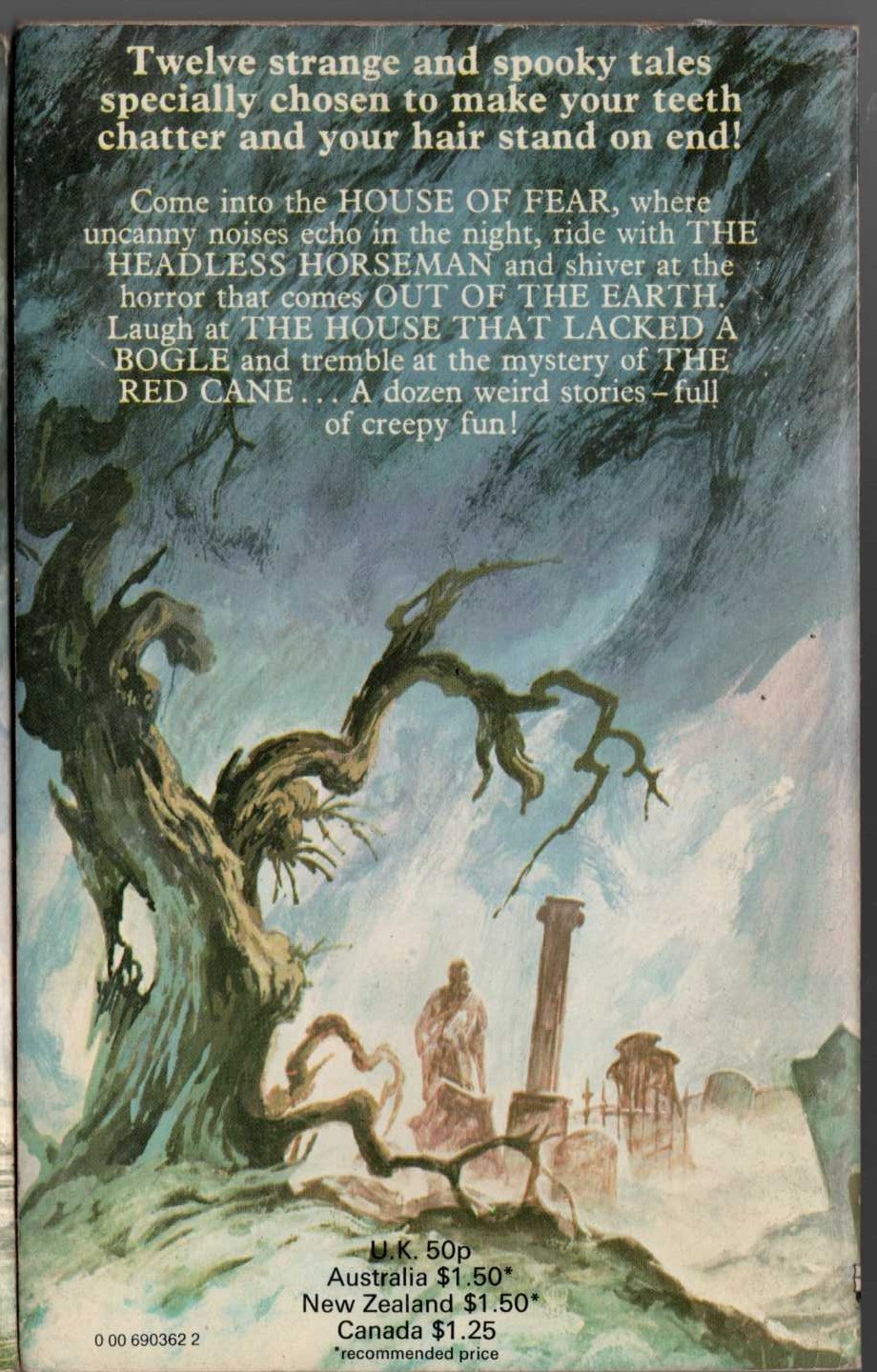 Mary Danby (edits) THE 3rd ARMADA GHOST BOOK [THIRD] magnified rear book cover image