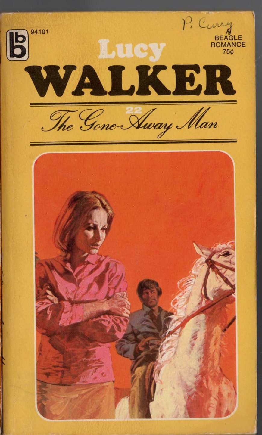 Lucy Walker  THE GONE-AWAY MAN front book cover image