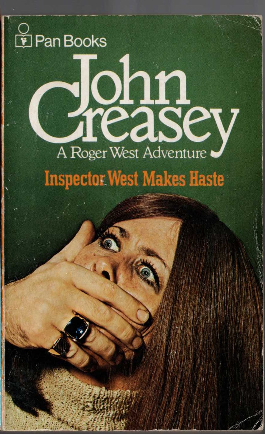 John Creasey  INSPECTOR WEST MAKES HASTE front book cover image