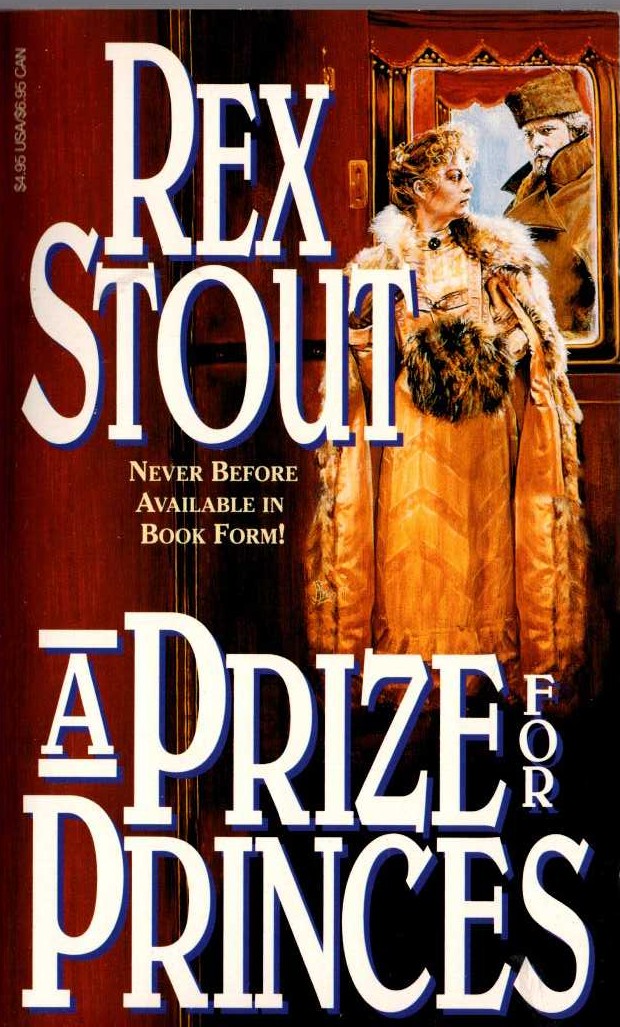 Rex Stout  A PRIZE FOR PRINCES front book cover image