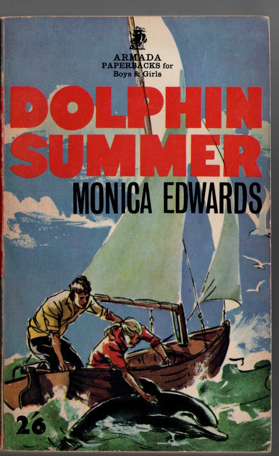 Monica Edwards  DOLPHIN SUMMER front book cover image