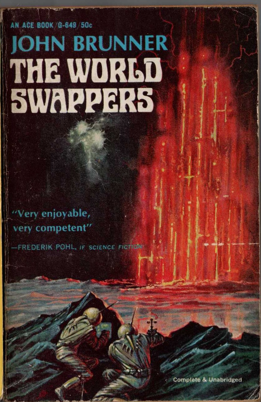 John Brunner  THE WORLD SWAPPERS front book cover image