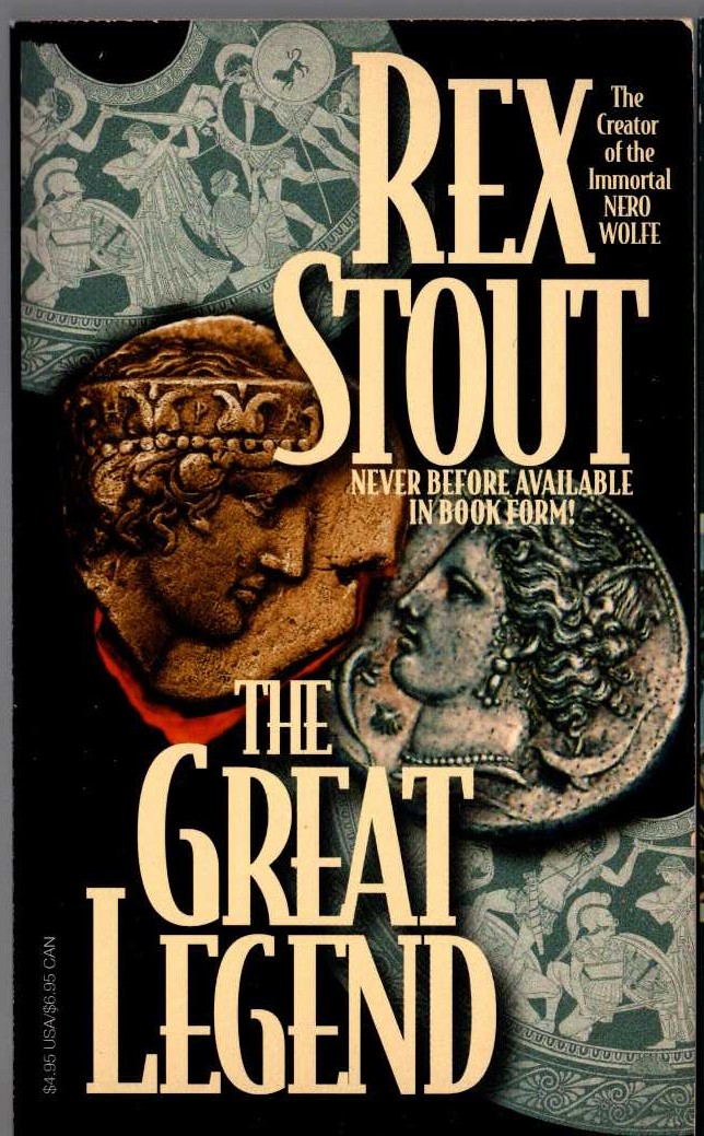 Rex Stout  THE GREAT LEGEND front book cover image
