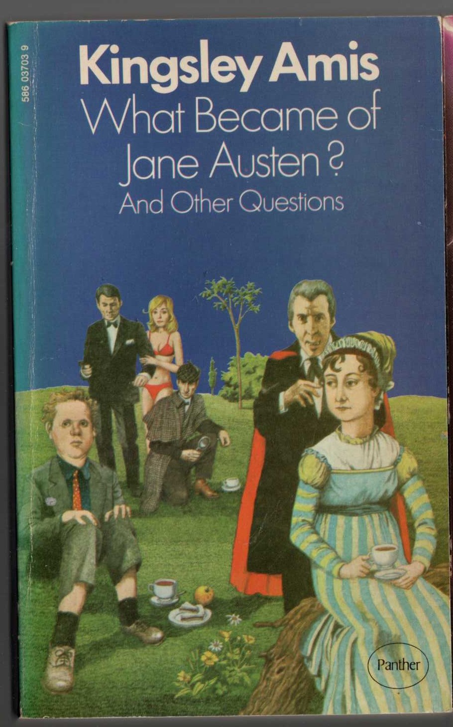 Kingsley Amis  WHAT BECAME OF JANE AUSTEN? and Other Questions (non-fiction) front book cover image