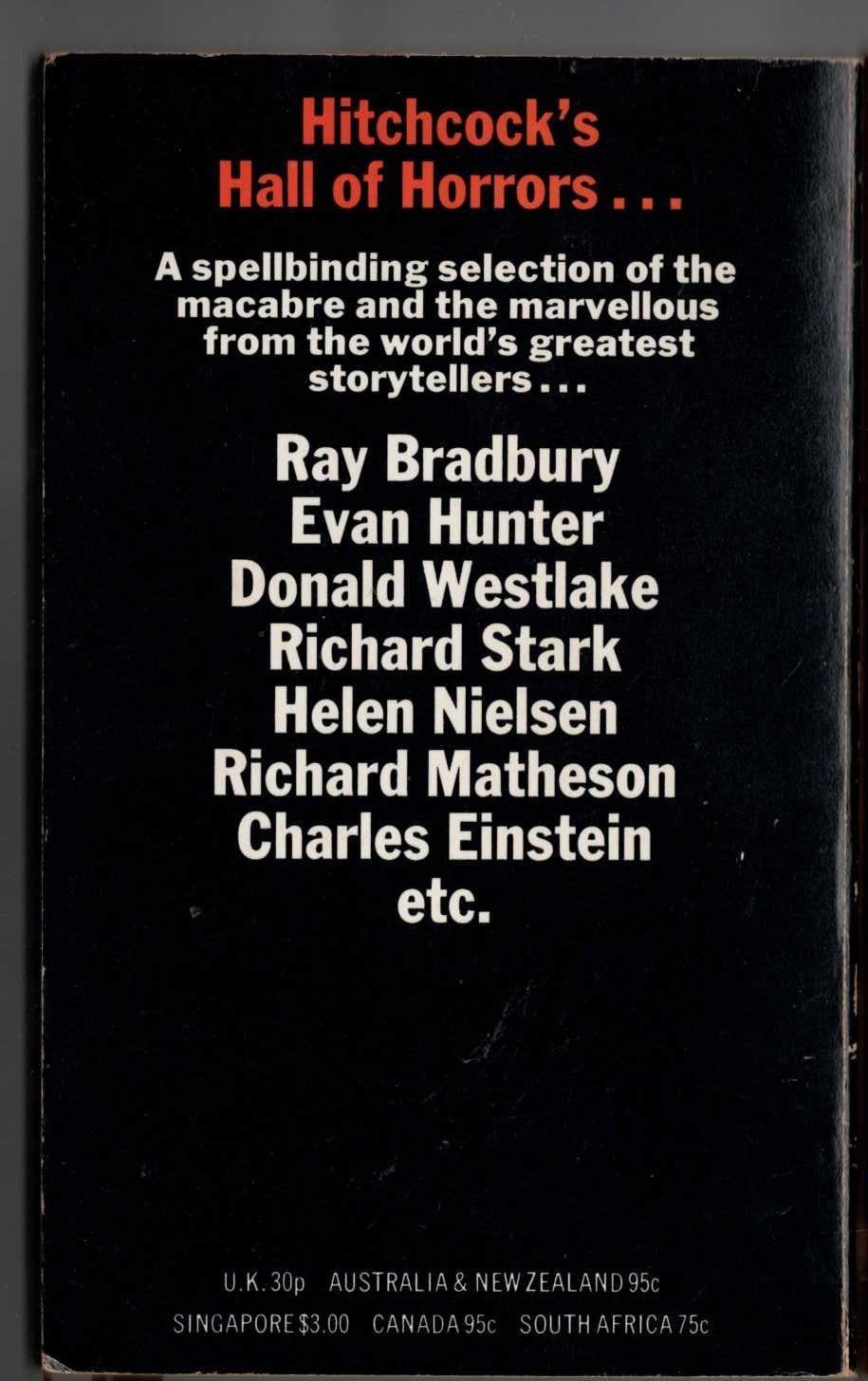 Alfred Hitchcock (presents) A HANGMAN'S DOZEN magnified rear book cover image
