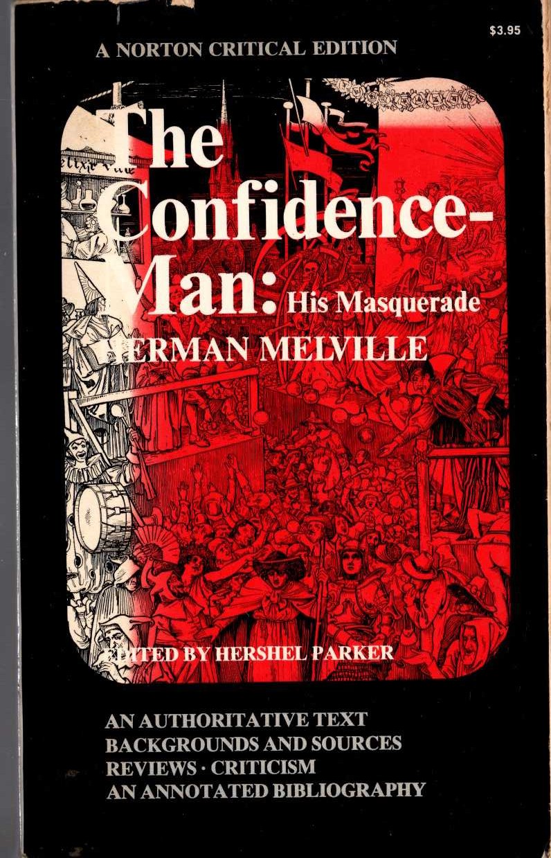 Herman Melville  THE CONFIDENCE MAN (An authoritive text, backgrounds and sources, reviews, criticism, an annotated bibliography) front book cover image