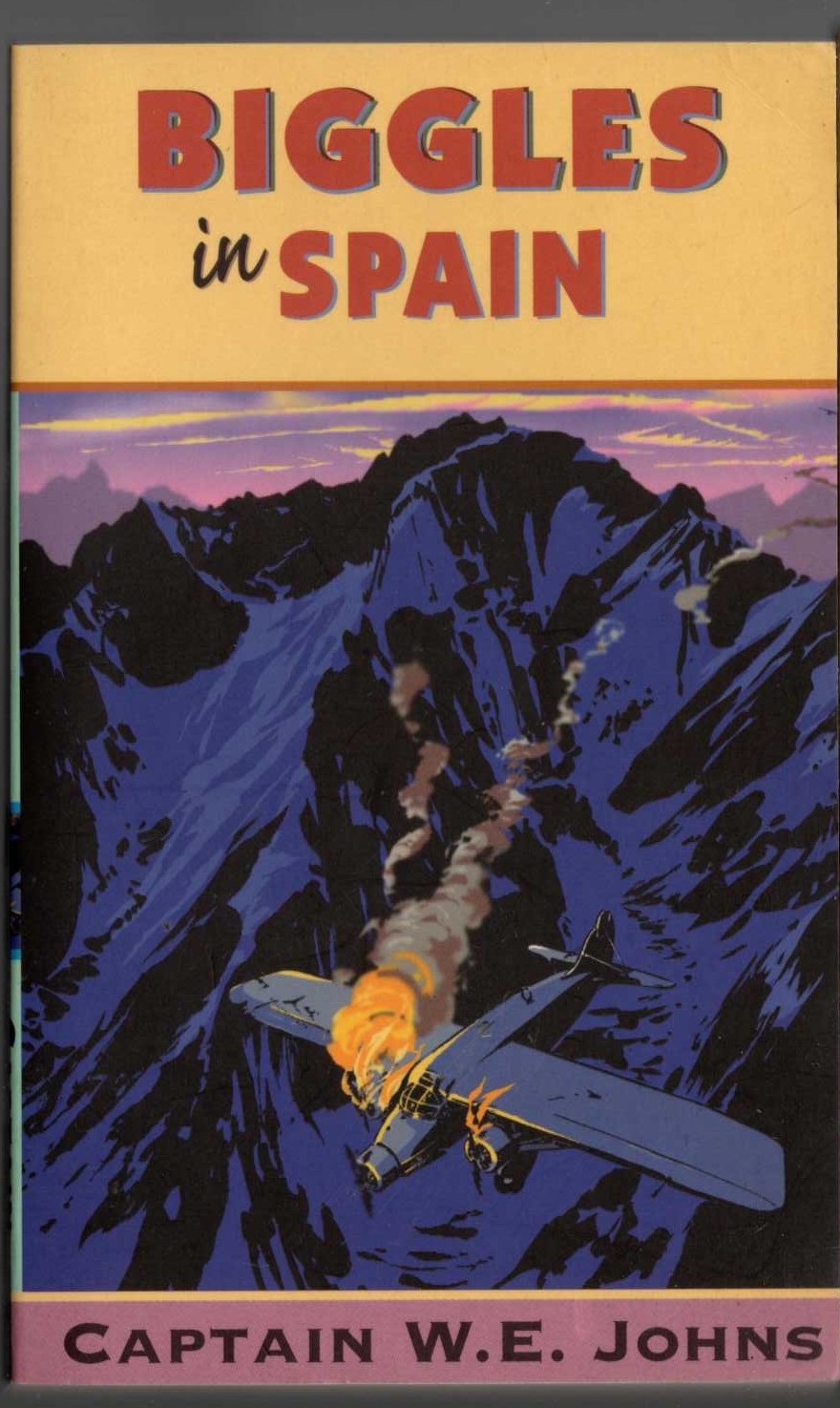 Captain W.E. Johns  BIGGLES IN SPAIN front book cover image
