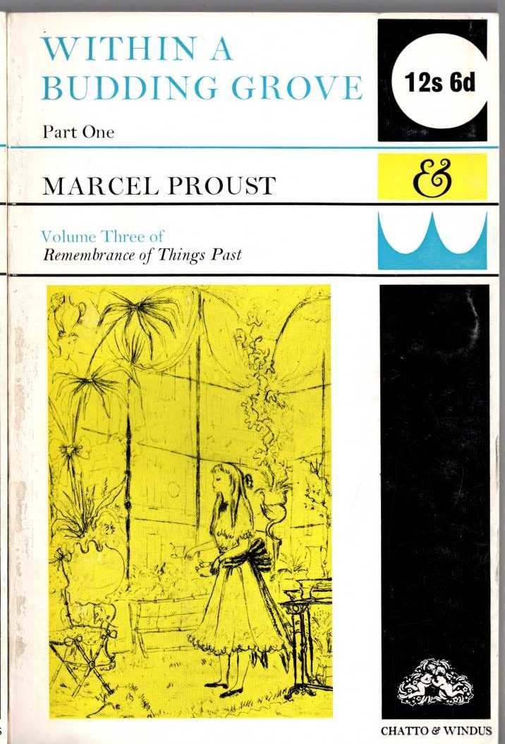 Marcel Proust  WITHIN A BUDDING GROVE. Part One front book cover image