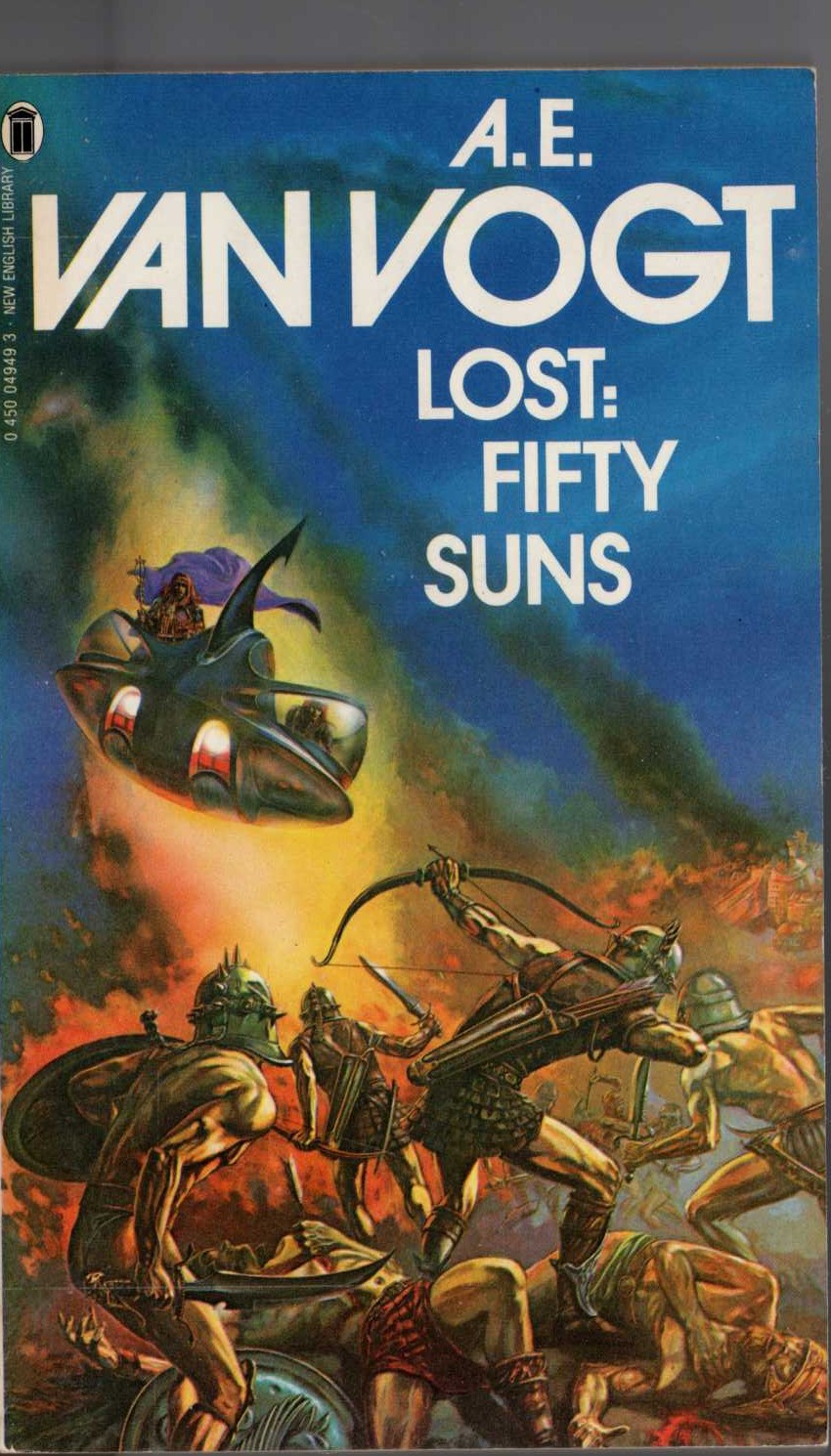A.E. van Vogt  LOST: FIFTY SUNS front book cover image